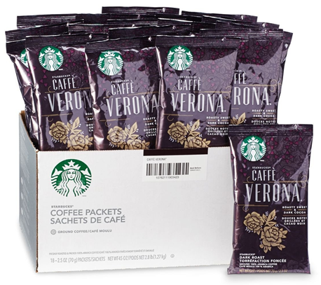 Starbucks Caffe Verona 71 g Packs Box/18