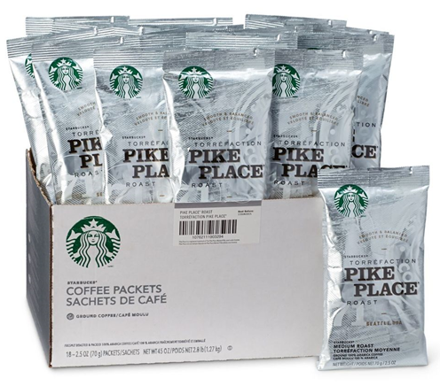 Starbucks Pike Place Packs Box/18 x 71 g