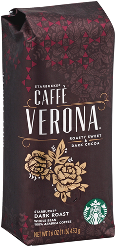 Starbucks Caffe Verona Beans Bag/1 lb