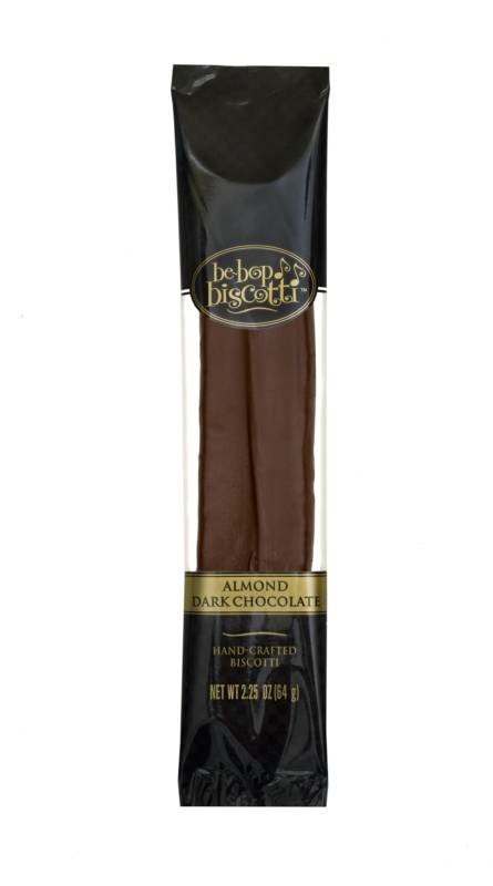 Be-Bop Almond Dark Chocolate Biscotti