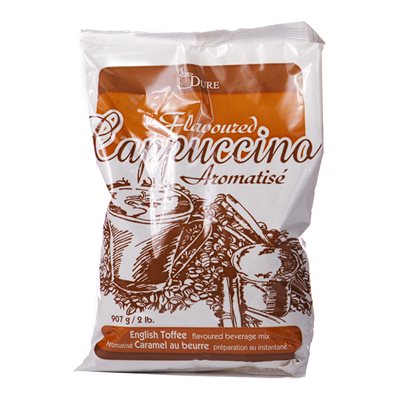 Dure English Toffee Cappuccino Powder Bag/2 lb
