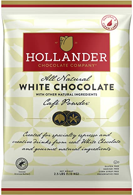 Hollander Sweet Ground White Chocolate Powder Bag/2.5 lb