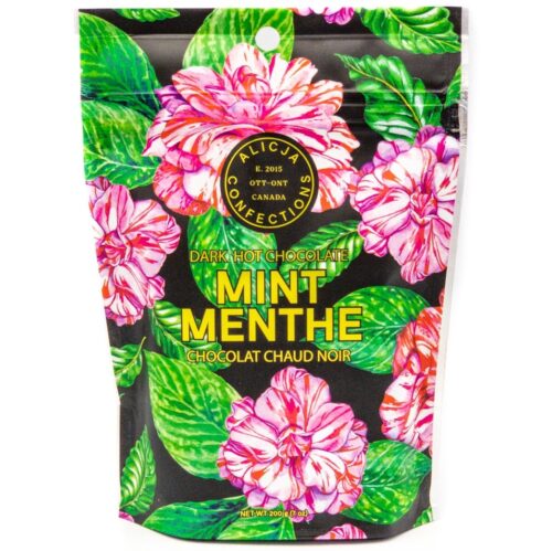 Alicja Mentha Mint Dark Hot Chocolate Mix Bag/200 g