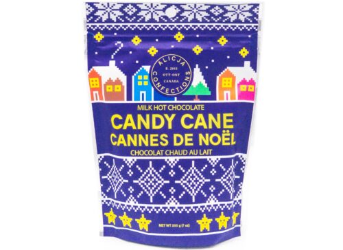 Alicja Happy Holidays Candy Cane Milk Hot Chocolate Mix Bag/200 g