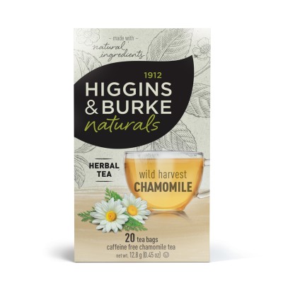 Higgins & Burke Harvest Chamomile Teabags Box/20