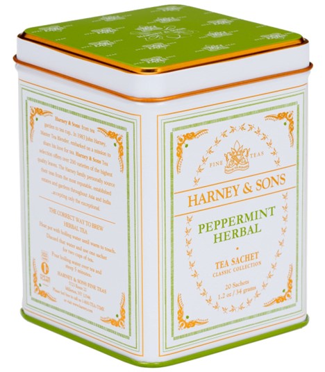Harney & Sons Classic Peppermint Herbal Sachets Tin/20