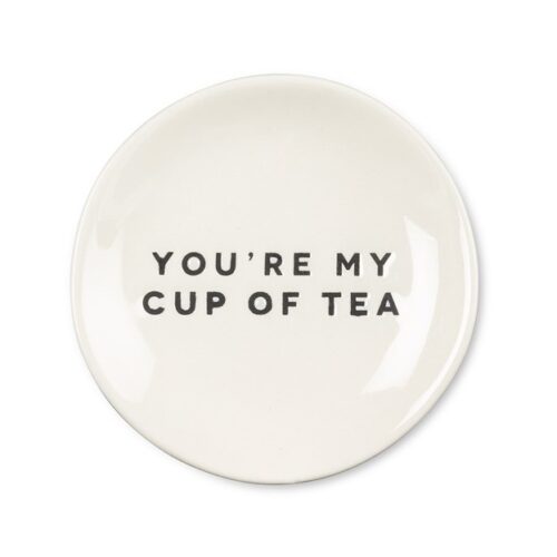 Abbott Teabag Plate “You’re My Cup of Tea”