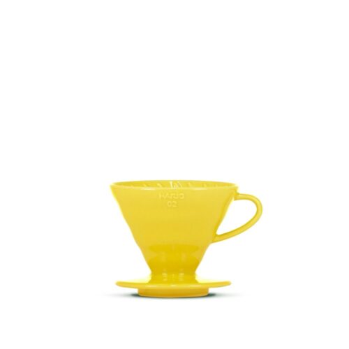 Hario V60-02 Lemon Yellow Ceramic Dripper