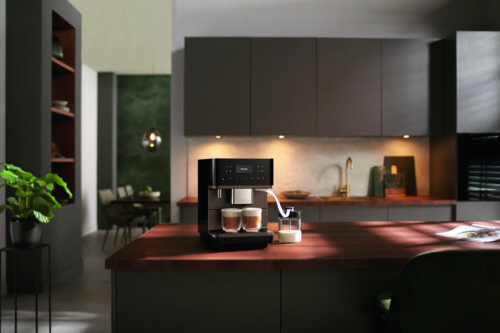 Miele CM6360 Obsidian Black & Bronze Pearl Automatic Espresso Machine