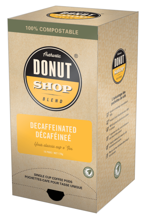 Authentic Donut Shop Decaf Pods Box/16