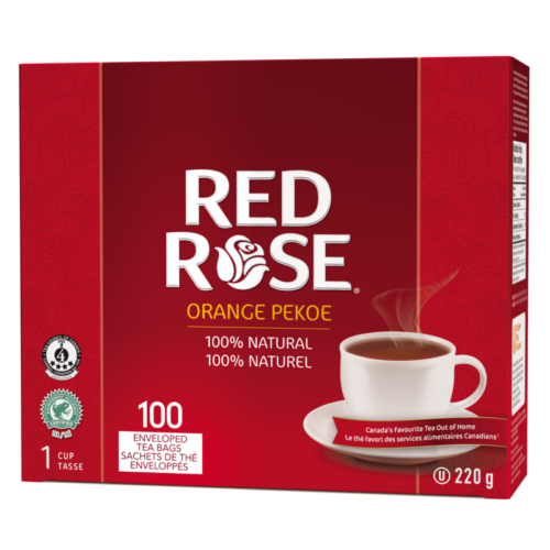 Red Rose Orange Pekoe Teabags Box/100